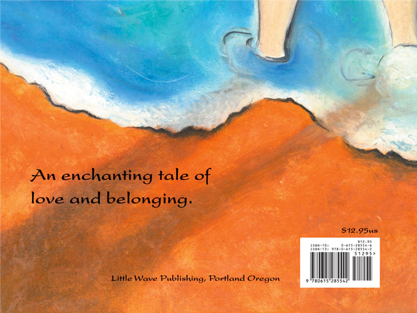 back cover of "The Wave" by Leah Cheluis