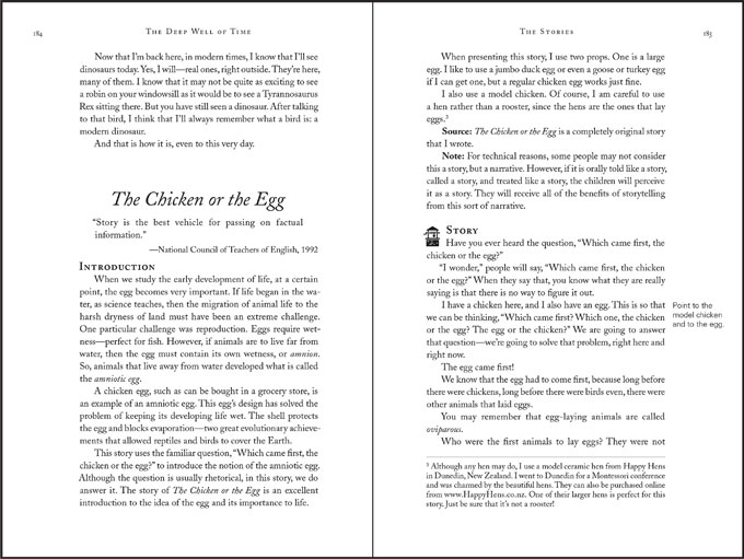 The Deep Well of Time interior spread