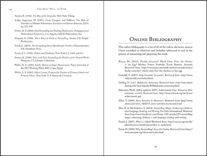 The Deep Well of Time interior spread