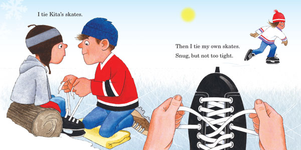 Pond Hockey page spread