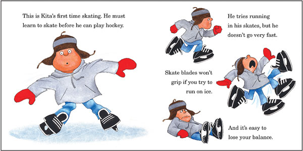 Pond Hockey page spread