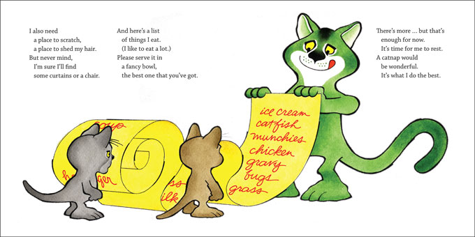 Green Cat interior spread