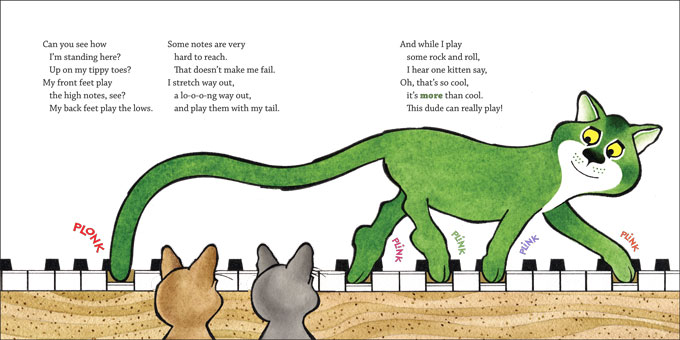 Green Cat interior spread