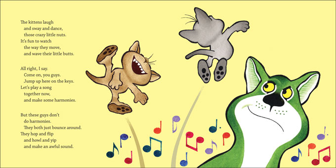 Green Cat interior spread