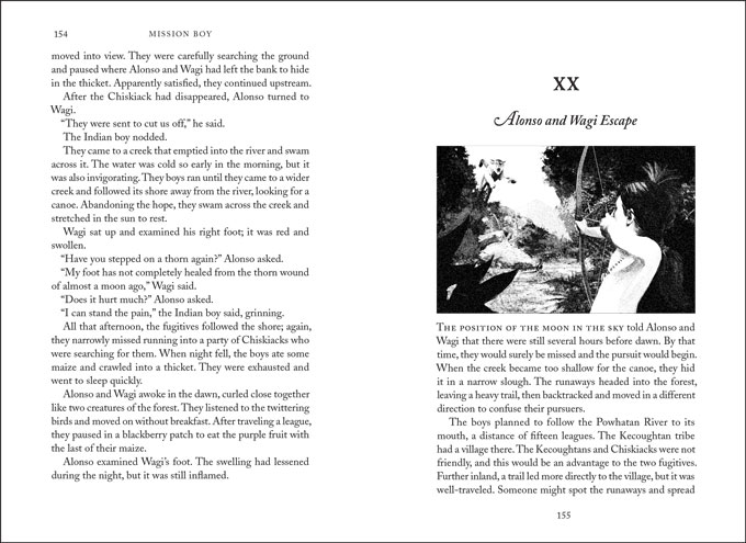 Mission Boy page spread
